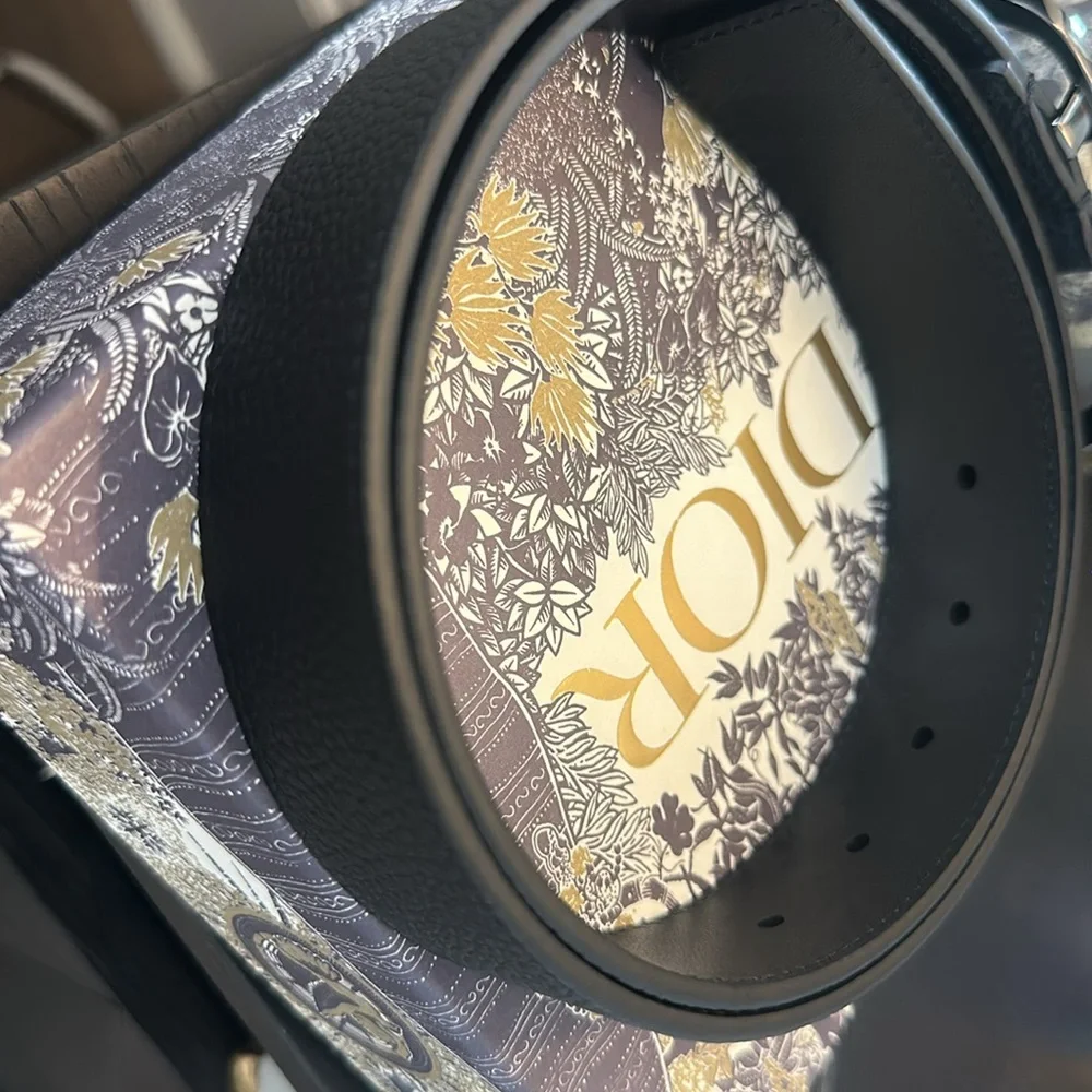 Christian Dior CD logo belt